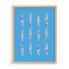 Nadadoras Framed Wall Art By Minted for West Elm Kids