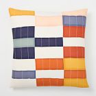 Anchal Project Multi-Check Quilted Pillow Cover