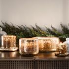 Bronze Shimmer Metallic Candles - Frozen Pine &amp; Cedarwood