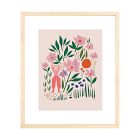 Garden Girl Framed Wall Art by Leah Duncan