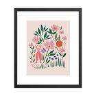 Garden Girl Framed Wall Art by Leah Duncan