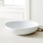 Organic Shaped Porcelain 13" Large Serving Bowl