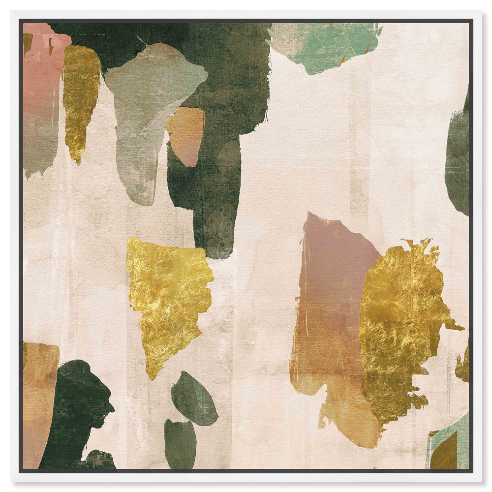 Paint Patch Cascade Framed Canvas Wall Art by West Elm