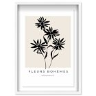 Fleurs Bohemes Daisies Framed Shadowbox Wall Art