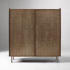 Locke Perforated Metal Cabinet (33")