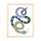 Serena the Snake Framed Wall Art by Ula Boom