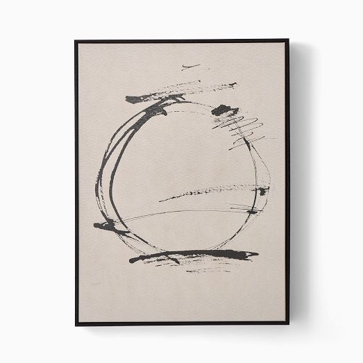 Sketchy Circle Wall Art by West Elm