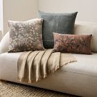 Winter Botanicals Pillow Cover &amp; Throw Set