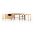Hayward Modular Desk w/ File Credenza (101")
