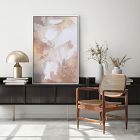 Sunrise Abstract Framed Canvas Wall Art