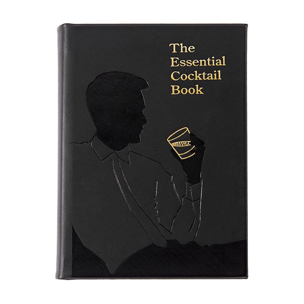 The Essential Cocktail Leather-Bound Book