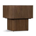 Open Box: Euclid End Table - Warm Umber Burl