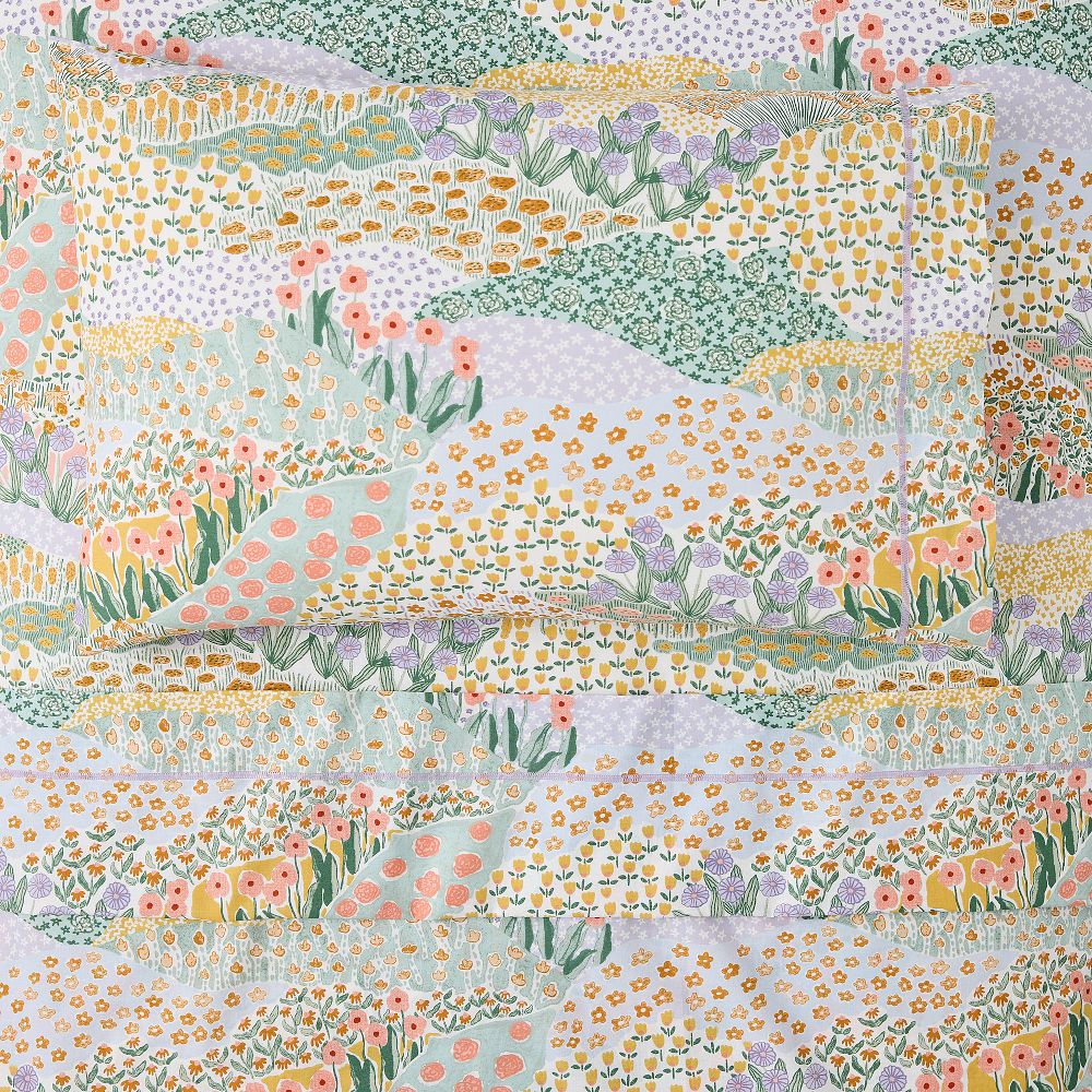 Flower Field Sheet Set - Queen, Multi