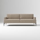 Open Box: Andes Sofa (86"W, 34"D) - Performance Distressed Velvet Mocha, Dark Pewter