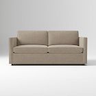 Open Box: Harris Queen Sleeper Sofa (78"), Multi Seat - Performance Distressed Velvet Mocha