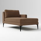 Open Box: Build Your Own - Andes Petite Sectional (Dark Pewter Legs)