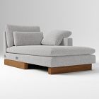 Open Box: Harmony Extra Deep Right-Arm Chaise - Performance Chenille Tweed, Storm Gray