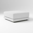 Open Box: Melbourne Ottoman (40") - Performance Velvet, Frost Gray