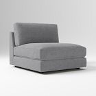 Open Box: Haven Armless Single - Performance Distressed Velvet Pewter