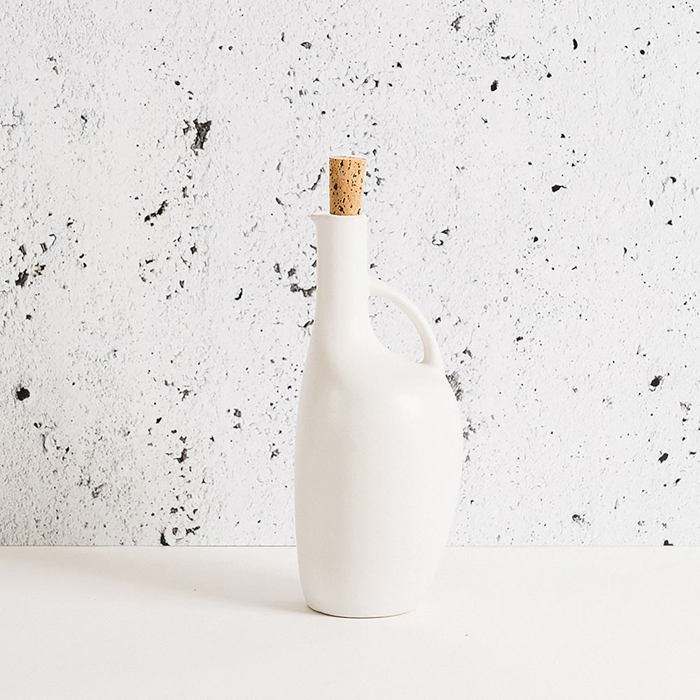 Gharyan Stoneware Olive Oil Bottle Canard