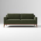 Open Box: Parker 77" Sofa, Performance Distressed Velvet, Tarragon, Cool Walnut