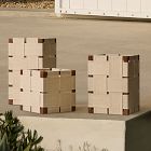 Sohan Wood &amp; Linen Lanterns