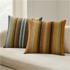 Crewel Ombre Stripe Pillow Cover