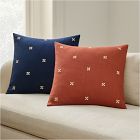 Stitched Ditsy Geo Pillow Cover