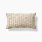 Mixed Basketweave Stripe Pillow Cover