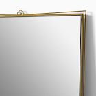 Pierce &amp; Ward Brass Floor Mirror