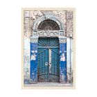 Ornate Blue Doors Wall Art