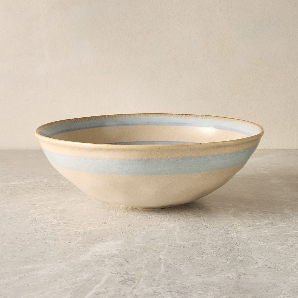 Cabana Stripe Stoneware Serve Bowl