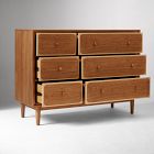 Emma Chamberlain Two-Tone 6-Drawer Dresser (50")