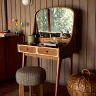Emma Chamberlain Two-Tone Curved Wood Vanity (30")