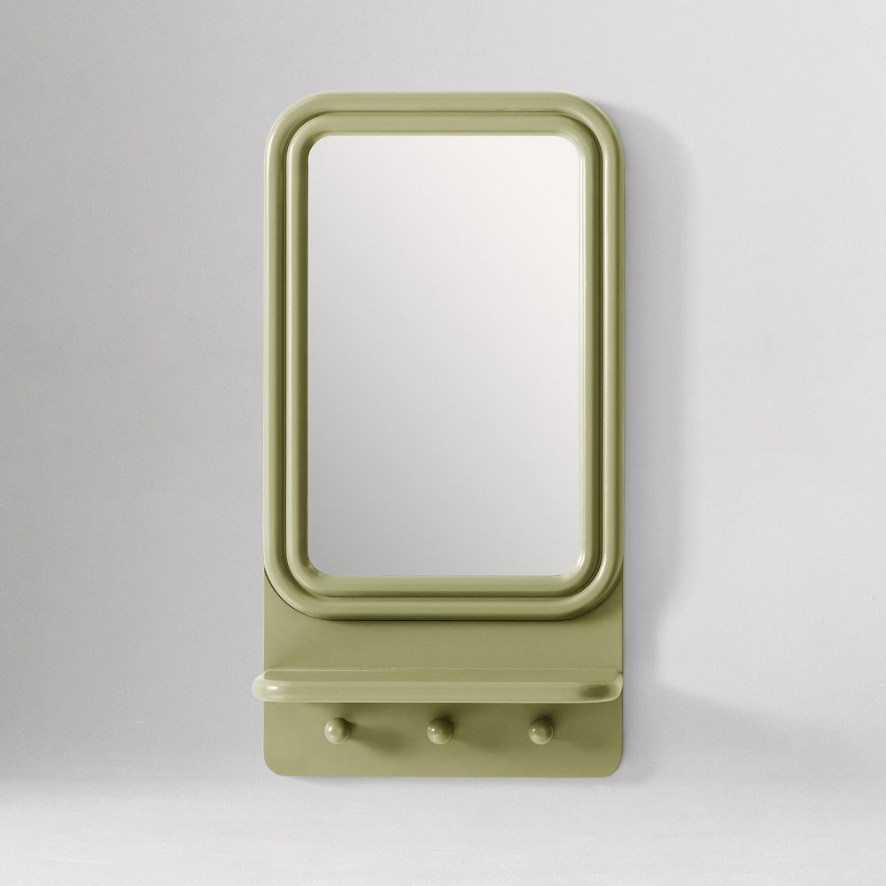Emma Chamberlain Lacquer Entryway Mirror - Avocado