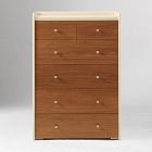 Emma Chamberlain Lacquer Wrapped 6-Drawer Dresser (30")