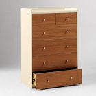 Emma Chamberlain Lacquer Wrapped 6-Drawer Dresser (30")
