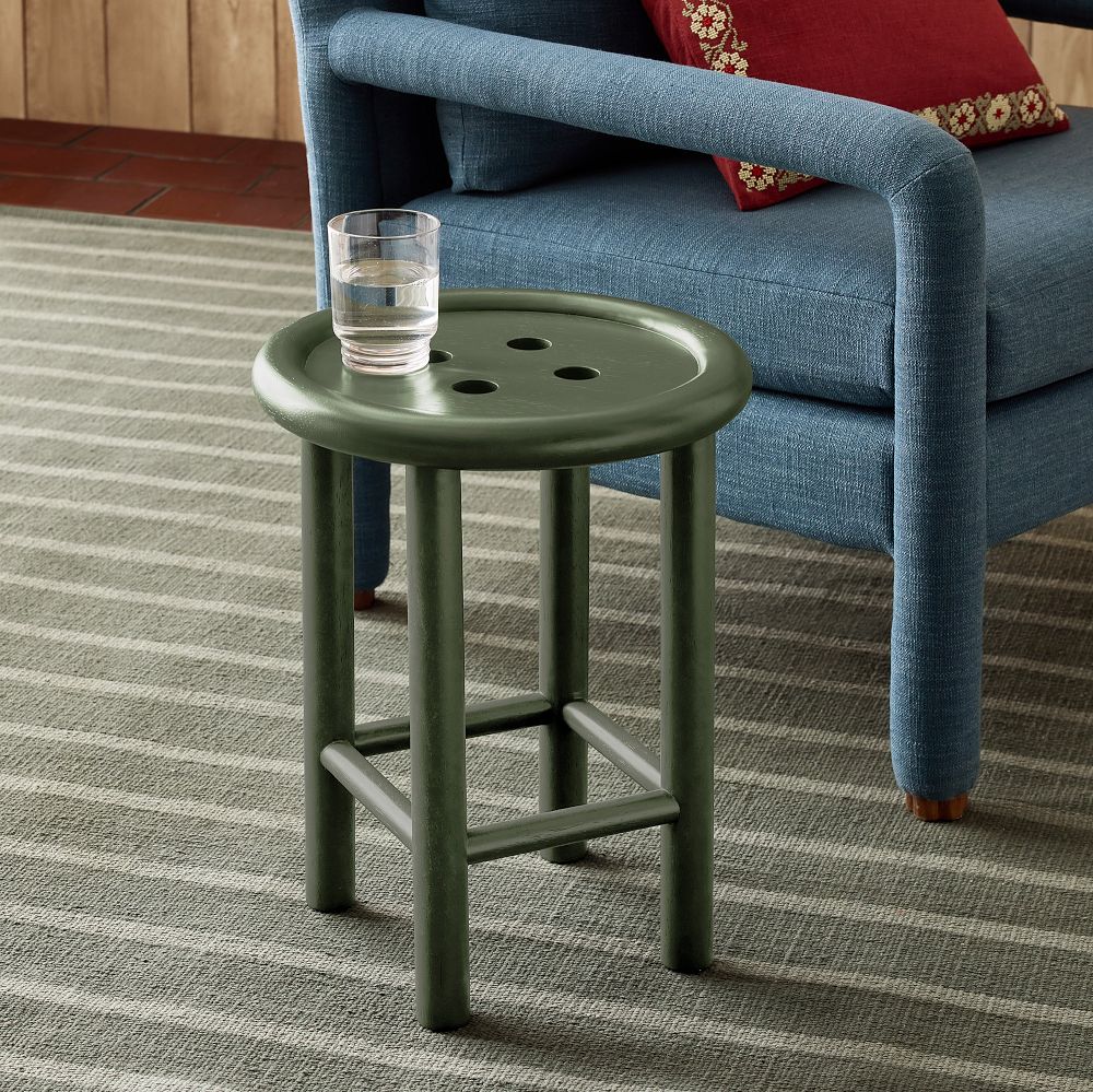 Emma Chamberlain Button Side Table (14") by West Elm