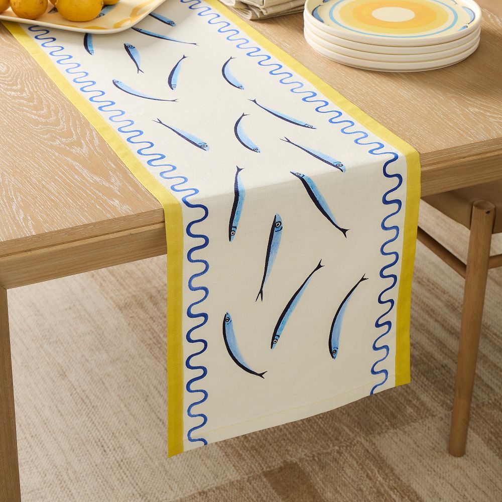 Sardine Cotton Table Runner
