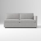 Open Box: Harris Right-Arm Sleeper Sofa - Performance Chenille Tweed Storm Gray