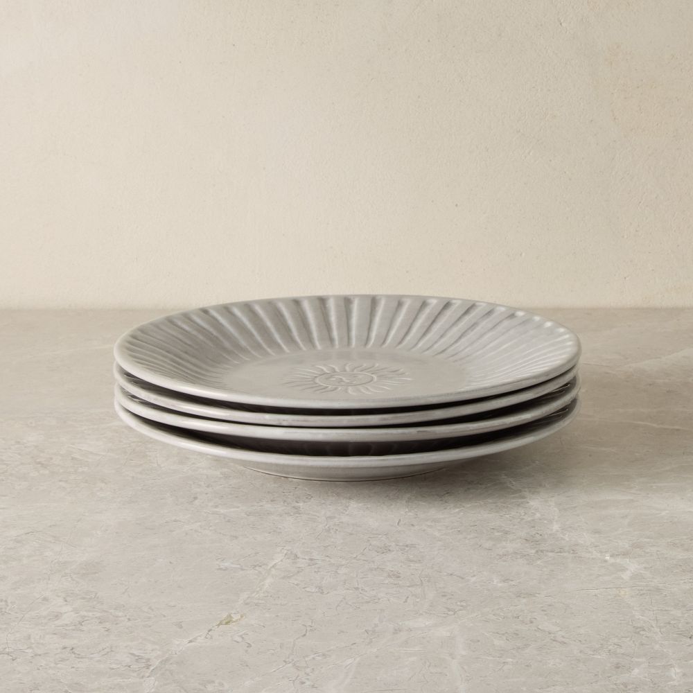 Solei Terracotta Salad Plate Sets - Set of 8