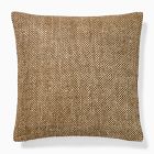 Two Tone Chunky Linen Pillow Cover