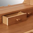 Emma Chamberlain Two-Tone Curved Wood Vanity (30")