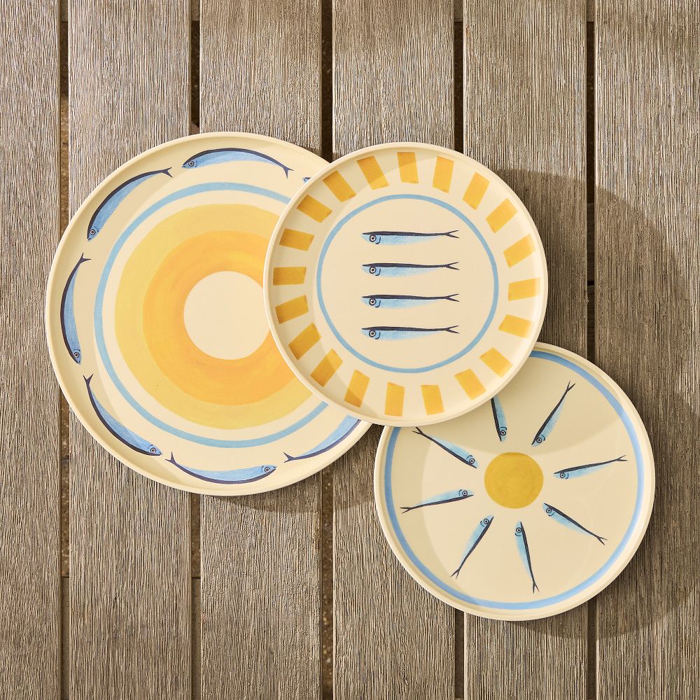 Sardine Melamine Outdoor Dinnerware