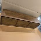 Open Box: Anton Solid Wood Entryway Bench (62") - Burnt Wax