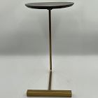 Open Box: Charley C-Side Table (19") - Dark Mineral, Champagne Bronze