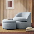 Emma Chamberlain Upholstered Chair &amp; Ottoman Set