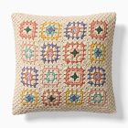 Rainbow Crochet Pillow