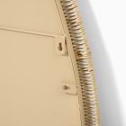 Surfboard Rattan Wall Mirror (18"W x 48"H)