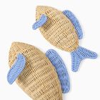 Rattan Fish Wall Art (Set of 3)